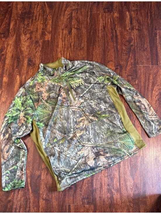 Mossy Oak Other - NWTF Mossy Oak Obsession Camo 1/4 Zip Pullover XXL Hunting Performance